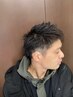 【頭皮ケア】ツーブロックカット＋シェービング＋炭酸スパ