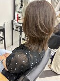 セミロングレイヤースタイル　美由紀#八王子