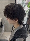 ウルフパーマ/フェザーパーマ/メンズウルフ/渋谷