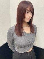 ラグナ(LAGUNA)&nbsp;【ミディアム/ピンクブラウン/ブリーチなしダブルカラー】