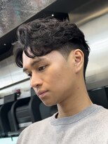 フィフスパーク(fifth PARK)&nbsp;渋谷スペインカールラルフカール刈り上げ高めツーブロックメンズ