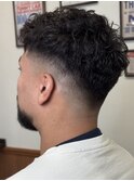 ドロップフェード×スパイキーショート