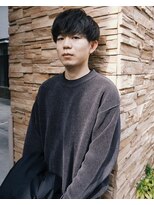 ブラウン(BROUN) パーマを活かした柔らかい質感のマッシュ