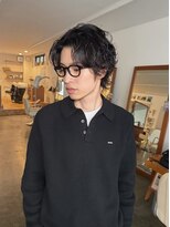 ポール(pole)&nbsp;札幌30代メンズパーマ　大人の色気艶髪パーマ