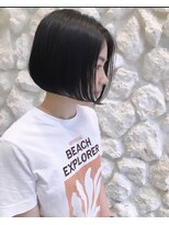 モアナ バイ ヘッドライト 西葛西店(Moana by HEADLIGHT) Moana西葛西#センターパート#黒髪ボブ#20代#30代#40代