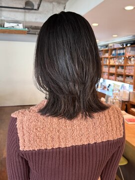 ノラジャーニー(NORA Journey) 上田/レイヤーボブウルフカット顔周りレイヤーハッシュカット