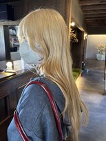 棗&nbsp;ブロンドカラー 抜きっぱなしブロンド