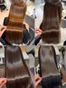 【平日限定☆】顔周りカット+艶カラー+髪質改善ULTOWA