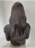 ワンカラーグレージュ × ロングレイヤー