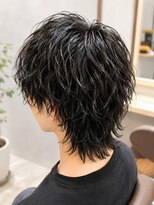 ウルッシュ(Urlush) 無造作ニュアンスパーマ×メンズウルフ