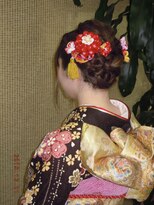 トータルビューティーサロンカワニシ&nbsp;まとめ髪と着付け