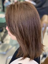 ミーティア バイ クアトロ(Meteor By QUATRO)&nbsp;ココアブラウン×切りっぱなし外ハネ