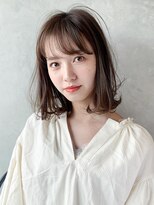 アイティー バイ アルバム 中野店(IT by ALBUM) ナチュラルボブ_ハイライトカラーセミウェットウェーブ_47591