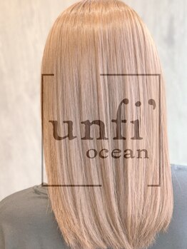 アンフィオーシャン(unfi' ocean)の写真/話題の酸熱トリートメントで髪質改善しませんか？嬉しいホームケアトリートメント付きクーポンもご用意◎