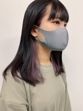 キー(kii) インナーカラー　イヤリングカラー　20代　福岡　天神　薬院