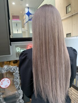 ラフ 難波店(LAFF) #黒髪#ボブルフ#ネビージュ#小顔#ワンレン