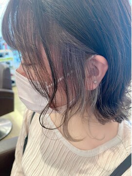 コワファースト 大分(COIFF1RST) アッシュベージュに、グレージュのインナーカラー♪