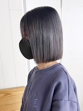 アイティーバイアルバム 下北沢店(IT by ALBUM) ブルージュ_アースカラーくびれヘアツートンカラー_ba378641