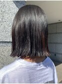 《五月女 お客様スタイル》くびれが可愛い切りっぱなしボブ
