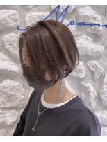 モアナバイヘッドライト 綱島店(Moana by HEADLIGHT)&nbsp;#ショートボブ#ベージュブラウン#ミニボブ