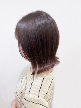 ロロン(LORONG) ミディアムボブ アッシュベージュ