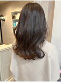 福山人気caaryチョコレートブラウン艶髪ロングゆるふわ巻き髪