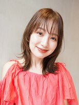 ミディアムレイヤーカット/ウルフ/10代20代