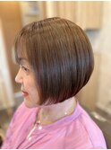 夏にピッタリの爽やかショートボブ