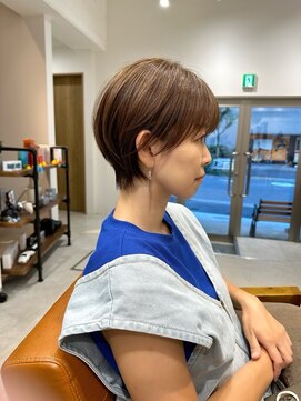 ネイロ 北千住(NeiRo) 大人ショートボブ丸みショートカットマッシュショート前髪あり
