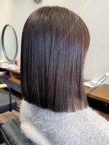 トゥルートラストトロワー 須玉店(True Trust trois)&nbsp;大人可愛い20代30代40代 ナチュラルストレートボブスタイル