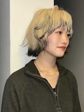 ドロップ(drop) ボブレイヤー デザインカラー ダブルカラー 〈表参道 青山〉