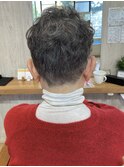 パーマと刈り上げショートデザイン！