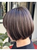 白髪ぼかしハイライト