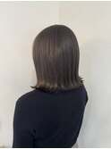 切りっぱなしボブ×スモーキーシルバー