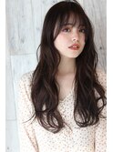 グレージュ×ルーズウェーブ【TELA HAIR葛西】
