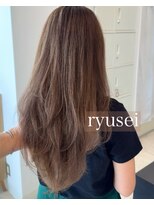 アリーナ 船橋日大前店(arena)&nbsp;レイヤーカット×くすみベージュ