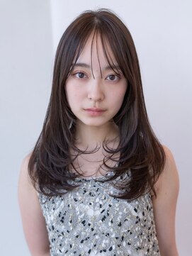 エースハバナ 渋谷(1 HAVANA) ザクザクレイヤー/20代30代大人かわいい/シースルーバング