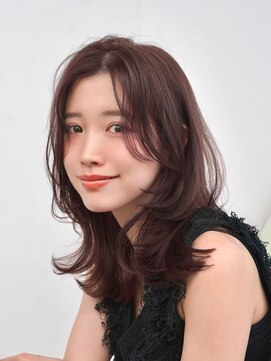 アンアミ シブヤ(Un ami shibuya) くびれヘア/ミディアムヘア/かきあげ前髪／大人ヘア