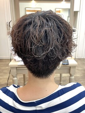 アルターリール(aL ter Rire) くびれヘア/アプリコットオレンジ/ハイライトカラー/中村郁未