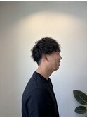 『ツイストスパイラルパーマ＋ショートマッシュ』