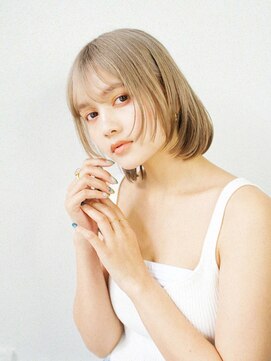 ジプソ 池袋西口(Gypso) 抜けボブ６/池袋美容室/髪質改善カラー/白髪ぼかし/縮毛矯正