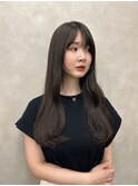 竹村指名透明感カラー×顔まわりカット/川西能勢口