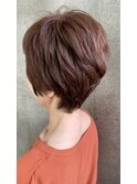 イノアカラー(レッドブラウン)×カット30代/40代／50代
