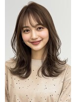 レリー 伊丹(Rely)&nbsp;韓国風レイヤーミディ[伊丹駅/髪質改善/白髪染め]