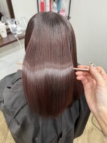 ボクノ 6号店 大橋(bokuno)&nbsp;【 chika 】髪質改善縮毛矯正 / ピンクベージュ / 大人ガーリー