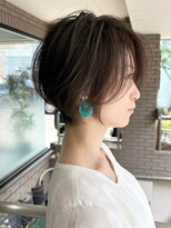 コール ネックス ザ サロン 表参道(COALL nex the salon) 斜めバング グレージュカラー シルキーベージュ マッシュパーマ