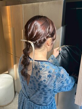 ガリカ 蔵前(Gallica) <マアヤ/ヘアセット>パーティにぴったりの上品な編みおろし