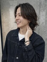 オルカ(ORCA)&nbsp;men's/ニュアンスパーマ/リバースセンターパート/眉毛/新宿