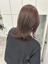 グラムヘアー(GLAM HAIR)&nbsp;アッシュベージュ×くびれミディアム