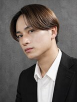 アウル 心斎橋(owl)&nbsp;センターパート×ニュアンスパーマ×曲がる縮毛矯正×men's